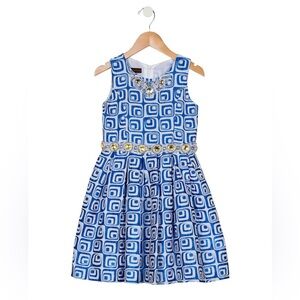 Fleurisse Leon Girls Silk Sleeveless Dress size 8